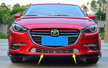 Mriežka výbava Čína Mriežky Dekorácie Pásy Vzhľad zmeny V Prednej Časti Čisté Telo Nárazník Pre Mazda 3 Axela 2017