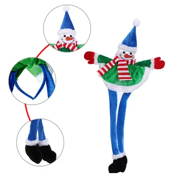2020 Nový Rok Plyšové Vianočné Hat Deti Vianočné Dekorácie Pre Domov Santa Claus Darček Teplé Zimné