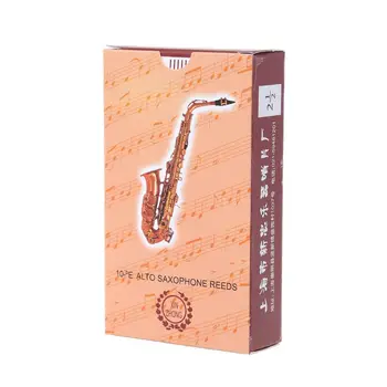 10pcs Eb Alto Saxofón Trstina Bambusu Silu 2.5 Sax Woodwind Nástroj Časti