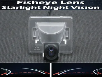 1080P Fisheye Objektív Dráhe Stopy Auto parkovacia Kamera PRE MAZDA 5 2006 2007 2008 2009 2010 BackUp Zadnej strane Fotoaparátu