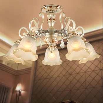 Sklenené Lustre Crystal Osvetlenie Klasického Štýlu Lampa Pre Izba Jedáleň Lesk Crital Živice Veľký Luster Osvetlenie