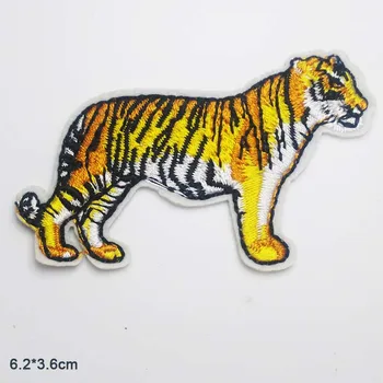 Tiger Gepard Výšivky Punk Oblečenie Patch Pre Oblečenie Žehličky Na Leopard Patch Motív Nášivka