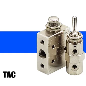 TAC2-31P Koganei Typ Mini Pneumatické Tlačidlo Mechanické Ventily TAC2-4P TAC2-4V TAC-4P TAC-4V TAC-3P TAC-3V