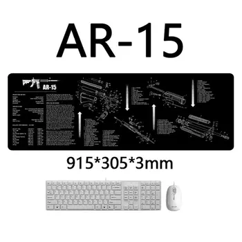Zbraň Čistenie Gumené Rohože pre AR15 AK47 Glock M9 Sig P226 P229 Opravy Nástroj na zostavovanie Súprav Lavičky Podložky Časti Diagramu a Pokyny