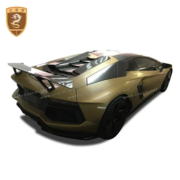 Skutočné carbon strecha-air-lopatka & air-ventilačné otvory pre kapoty motora pre Lamborghini Aventador LP700
