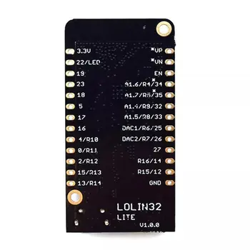 LOLIN32 Wifi Bezdrôtové Vývoj Doska Anténa, Micro USB Karty Lithium Batéria, Rozhranie ESP32 ESP-32 REV1 CH340 CH340G