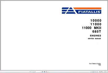 Pre Fiat Allis Traktor Služby Knižnice Operátora a Údržba, Diely na obsluhu a Servis Príručka vo formáte PDF 28,6 GB