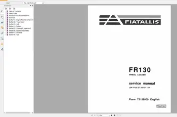 Pre Fiat Allis Traktor Služby Knižnice Operátora a Údržba, Diely na obsluhu a Servis Príručka vo formáte PDF 28,6 GB