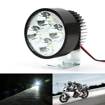 12V-85V 20W 4 LED Reflektor Svetlomet Pozornosti na motorku Auto, Motocykel black Super Svietivý dlhá životnosť