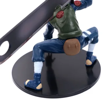 FMRXK 14 cm Kakashi, Naruto Sasuke PVC Akcie Obrázok S Nožom Bojové Anime Bábky Toy Model Stôl Zbierku Pre Deti Deti