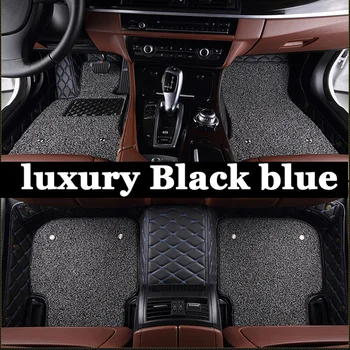 Zákazku auto podlahové rohože pre BMW 2 séria F22 F23 F45 F46 auto styling vysokej quanlity koberce, koberce, koberec, vložky