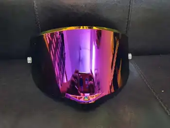 Motocyklové prilby anti fog Anti-UV PC clonu Objektívu Model pre ag / gp r pišta plnú tvár prilba clonu zrkadlový Objektív