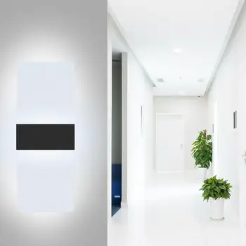 3W Teplá/ Studená Biela LED Steny Sconce Svetlo Moderné Interiérové Lampy Chodby, Obývacej Izby, Spálne, DHL Loď Factory Dodávky