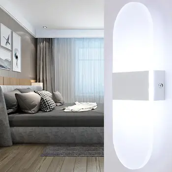 3W Teplá/ Studená Biela LED Steny Sconce Svetlo Moderné Interiérové Lampy Chodby, Obývacej Izby, Spálne, DHL Loď Factory Dodávky