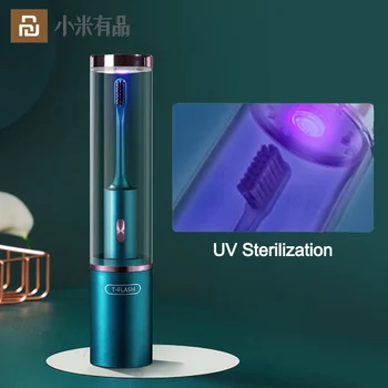 Nové Youpin UV Sterilizácia Elektrická zubná Kefka IPX7 Nepremokavé Lnductive Plnenie Zubná Kefka 4 Režimy Kúpeľňa pre Smart Home