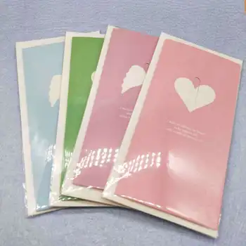 5 ks troch-dimenzionální v tvare srdca pohľadnice diy kórejský tvorivé láska krídla dovolenku karty Deň matiek karty