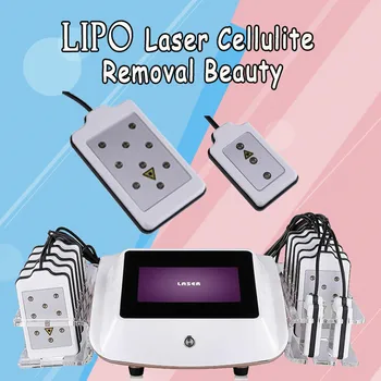 Prenosné 650Nm Lipolaser 12 Pádla 96 PcsLaser Lipolaser Laserová Lipolýza LLLT Chudnutie Stroj sa Celulitídy, Tuku, Odstránenie