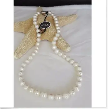 Klasické barokový 12-13mm south sea white pearl náhrdelník 20-palcový
