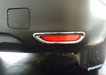 Yimaautotrims Chvost Zadné Hmlové Svetlá Foglight na Čítanie Rám, Kryt Výbava vhodné Na Nissan Qashqai 2016 ABS Chróm Styling