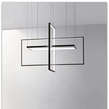 Nordic Reštaurácia Luster Tvorivé Obývacia Izba Pozastavenie Svetlo Moderný Minimalistický LED Svietidlo Art Geometry Dekoratívne Lampy