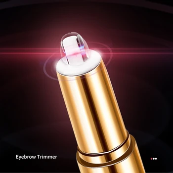 USB Elektrický Zastrihávač Obočia 360 Stupeň Rýchle Výbava Bezbolestné Oko Obočie Epilator