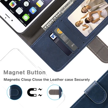 Puzdro Pre iPhone 6 Plus Prípade Magnetické Kožené Peňaženky Kryt Pre iPhone 6S Plus Stojan Coque Telefón Prípadoch