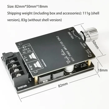HIFI Bezdrôtová TPA3116 Digital Power o Zosilňovač Rada TPA3116D2 50WX2 Stereo ZOSILŇOVAČ Amplificador Domáce Kino