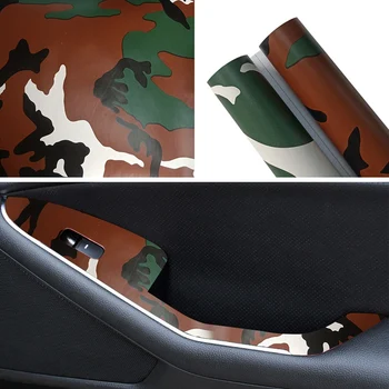 Interiéru vozidla Nálepky, PVC Kamufláž Dekorácie Film DIY Vinylové Nálepky Auto Styling