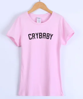 Nové 2019 lete žena t-shirt bavlna vysokej kvality značky-oblečenie tričko ženy tlač CRYBABY lumbálna harajuku top tees kawaii