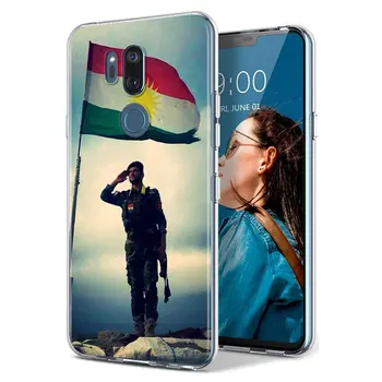 Kurdistan vlajkou Štýl pre LG W30 W10 V50S V40 V50 V30 K50S K40S K30 K20 Q60 Q8 Q7 O6 G7 G8 G6 ThinQ Telefón Prípade