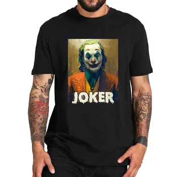 Joker Film Tričko - Halloween Horror Comics Tričko Bavlna EÚ VEĽKOSŤ Vysokej Kvality Bežné Topy Tee Homme