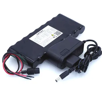 VariCore 12V 9.8 Ah 9800mAh 18650 nabíjateľná batéria 12V ochrany rada CCTV monitor batérie + 12,6 V 1A nabíjačka