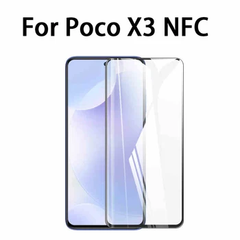 9D plný lepidlo Poco X3 ochranné sklo displeja pre Xiao Poco X3 NFC objektív fotoaparátu chránič pocophone pocofone X 3 tvrdené film