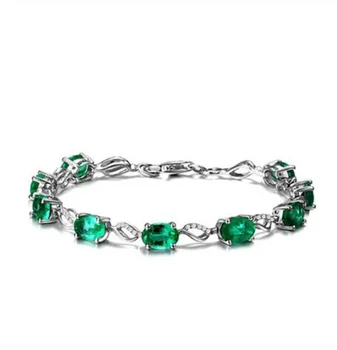 Módny Trend Profesionálne Vytvoriť Náramky pre Ženy, Skutočné Zelená Šperky Retiazky Kúzlo Náramky Šperky Xquisite