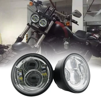 Viedol Motocykel Svetlometu Skúter Žiarovka pre Fatbob Projektor Moto Vedúci Svetlo Vysoká Nízka Lúč Pre Harley Fat Bob Dual Svetlomet
