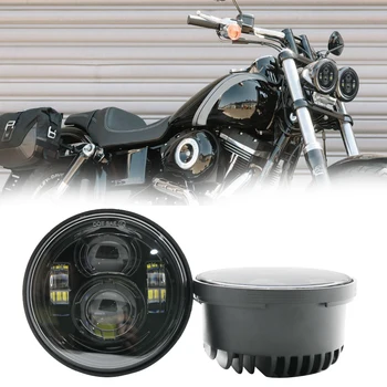 Viedol Motocykel Svetlometu Skúter Žiarovka pre Fatbob Projektor Moto Vedúci Svetlo Vysoká Nízka Lúč Pre Harley Fat Bob Dual Svetlomet