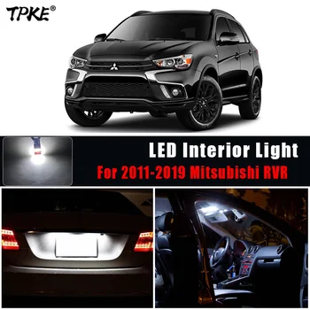 TPKE 10X Auto Interiérové LED Super Biele Svetlo, Žiarovka, Držiak Pre 2011-2019 Mitsubishi RVR Mapu Dome batožinového priestoru špz Lampa