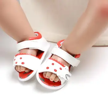 Letné Baby Chlapci, Dievčatá Mäkké Dno Cartoon Zvierat Batoľa Sandále