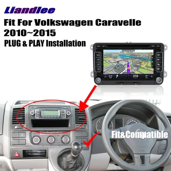 Autorádio DVD Prehrávač Pre Volkswagen VW Caravelle 2010 2011 2012 2013 Android Multimediálne Obrazovky Navigačný Systém GPS