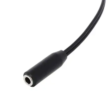1M 3,5 MM Konektor Samica 2 Male Splitter Slúchadlá Audio Adaptér Kábel Drôt pre Počítač PC Smartphony Headset Mikrofón Použitie