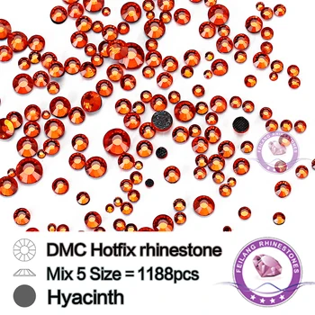 Hyacint DMC rýchlu Opravu Drahokamu Žehlička na Flatback Crystal Kamene na odevy DIY Odev, Príslušenstvo SS6 SS10 SS16 SS20 SS30