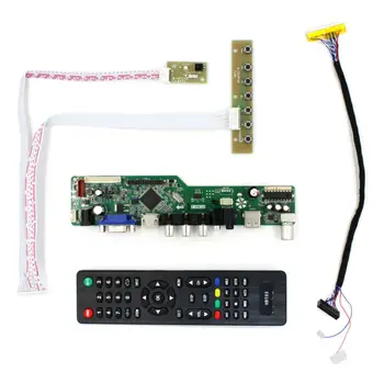 TV HD MI VGA, AV, USB, AUDIO LCD radič Palube práce pre 10 inch 10.1 palcový HSD100IFW1 A101SW01 LCD displej 1024x600