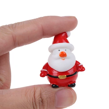 Miniatúrne Vianočný Stromček Santa Claus, Snehuliaci Terária Príslušenstvo Darčeka Víla Záhradné Figúrky Bábika Dom Dekor