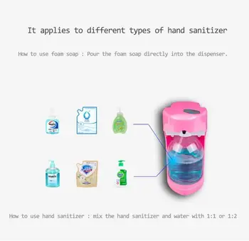 500 ml automatické indukčný snímač čerpadlo hands-free hands-free mydlo fľaše pre kúpeľne, kuchyne alebo hotel pultu