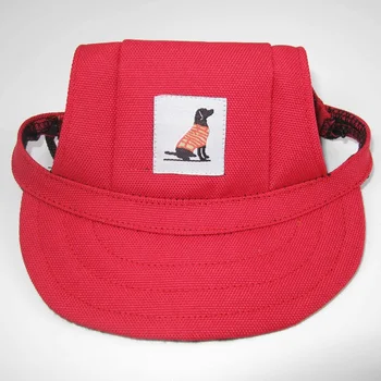 8 Sun Hat Farby Móda, psie Klobúk Leto pre Malý Pes Mačka šiltovku Clonu Spp S Ušné Otvory Pet Products Vonkajšie Príslušenstvo