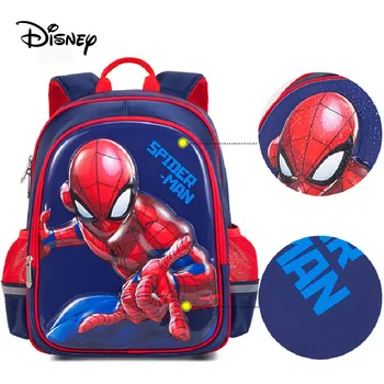 Disney Princezná Sofia Spider-Man detský Batoh Kapitán Amerika Cartoon Módne Študent 5-9 Rokov Nepremokavé Školské tašky