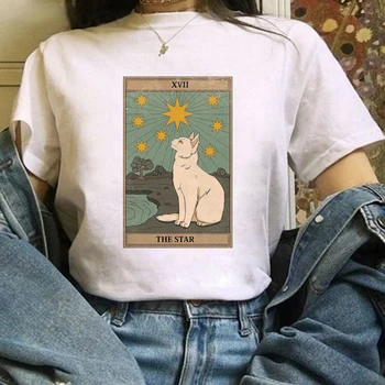 Ženy Oblečenie Cute Cat Kvetina Oblečenie Kvetinová Dámska Dámske Topy Oblečenie T-Shirt Grafické Žena Tumblr T Shirt Ženy T-shirts