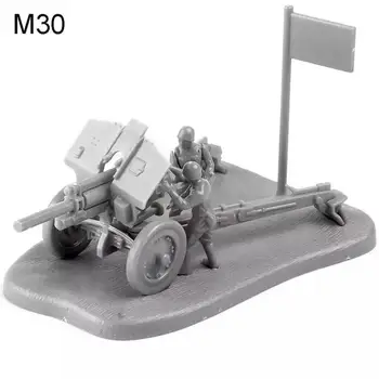 4D zmontované vojenské model 1/72 Sovietskeho M30 húfnice vojenské hračky model vojak delostrelectvo delo model