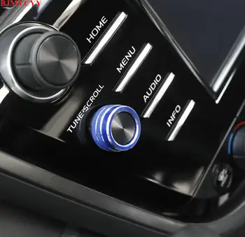 BJMYCYY Auto styling Automobile funkciu gombík dekorácie krúžok Pre Toyota Camry 2018