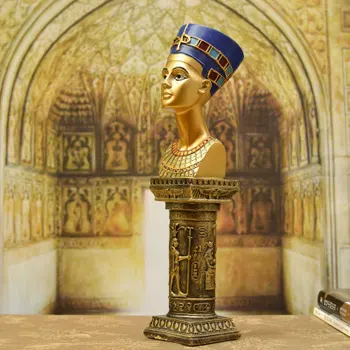 Únikové miestnosti hry dary Staroveký Egyptský Faraón Avatar Výzdoba Domov Tutankhamun Kráľ Hlavou, Obývacia Izba Hotel Dekor